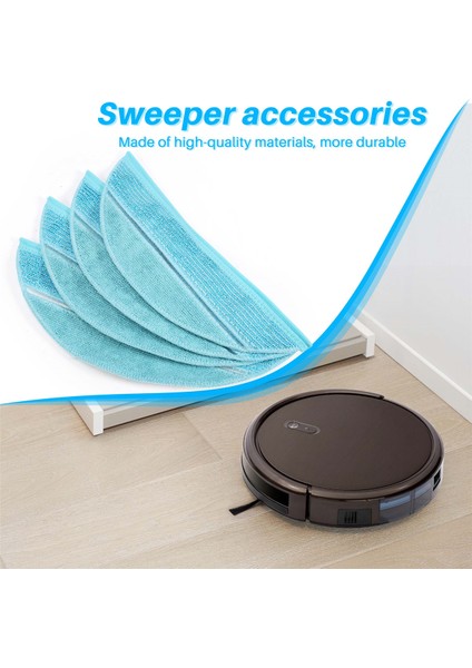 Cecotec Conga Ultra 2290 Robotik Süpürge Parçaları Için 4 Adet Paspas Bezi (Yurt Dışından)