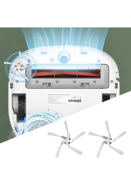 Dreame W10 Robot Süpürge Için Ana Fırça Yan Fırça Hepa Filtresi (Yurt Dışından)