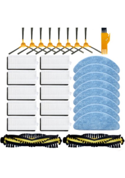 Hepa Filtre Mop Ana Fırçası X500 X520 X600 Pro Tesvor X500 T8 S6 (Yurt Dışından)