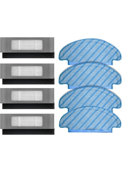 Ecovacs Deebot Ozmo 900 DN5G Için Hepa Filtreli Yıkanabilir Paspas Pedleri (Yurt Dışından)