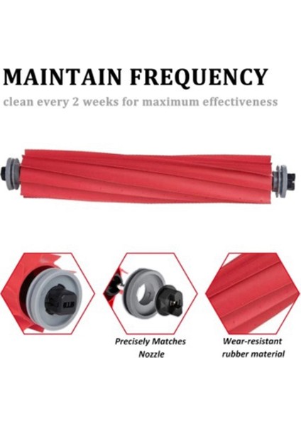 Roborock T8/G10S/G10S Pro/s7 T7S Elektrikli Süpürge Için 3 Adet Ana Fırça (Yurt Dışından)