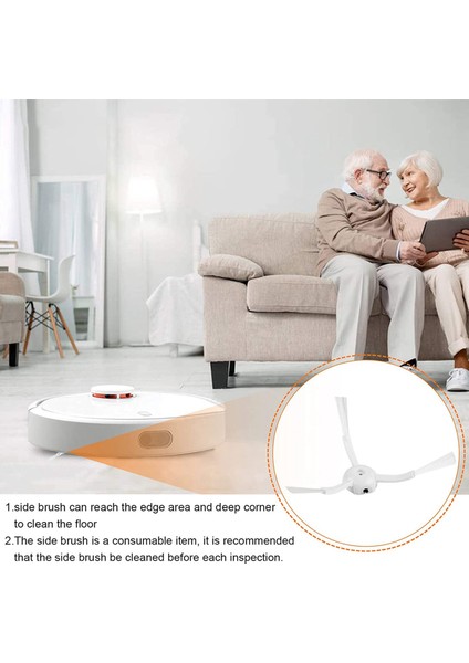 Xıaomı S50 S55 S6 S5MAX Yan Fırçalı Elektrikli Süpürge Aksesuarları Için (Yurt Dışından) fırsatları