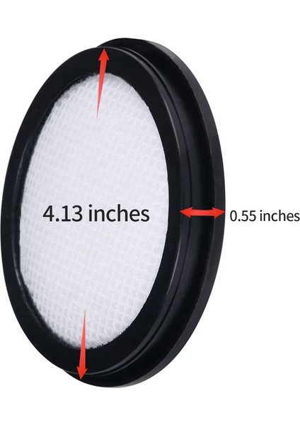 Eureka Rapidclean Pro Kablosuz Dikey Elektrikli Süpürge 4'lü Paket Için Filtre (Yurt Dışından)
