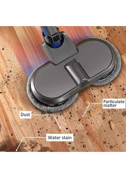 Dyson V7 V8 Elektrikli Süpürge Için 6 Adet Mikrofiber Fırça Başlığı Paspas Bezi (Yurt Dışından)
