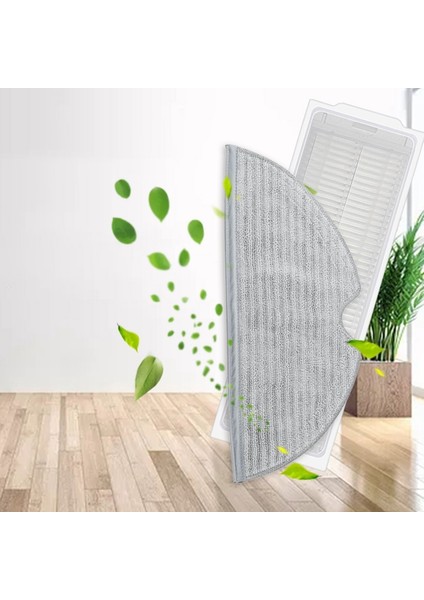 Dreame D9 Için 4 Adet Elektrikli Süpürge Dreame D9 Robot Tam Yün Paspas (Yurt Dışından)