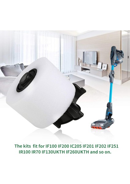 Shark Elektrikli Süpürge IF200 IF100 Için Yedek Filtreler, Hepa Filtre (Yurt Dışından)