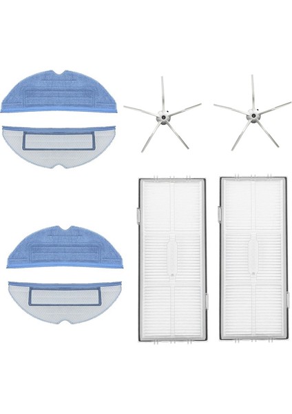 Xiaomi Roborock S7 / T7S Plus Için Mop Rag Hepa Filtreli Yan Fırça (Yurt Dışından)