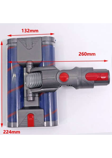 Dyson V7 V8 V10 Için Çift Silindirli Fırçalı Elektrikli Süpürge Aksesuarları (Yurt Dışından)