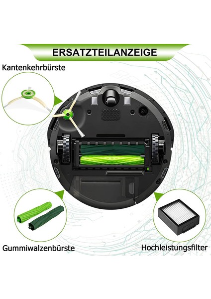 Irobot Roomba I7 I7 + I7 Plus E5 E6 E7 Için Yedek Aksesuarlar (Yurt Dışından)