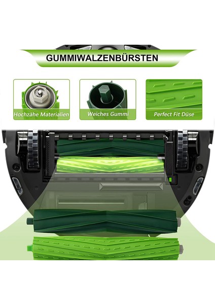 Irobot Roomba I7 I7 + I7 Plus E5 E6 E7 Için Yedek Aksesuarlar (Yurt Dışından)