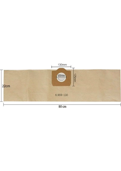 Karcher 6.959-130.0 Filtre Torbaları Parçaları Için 10 Adet Elektrikli Süpürge Torbası (Yurt Dışından)