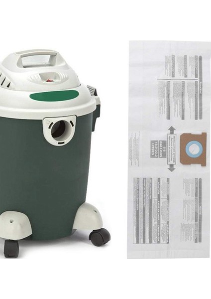 10 Adet Shop Vac Için Vakum Filtre Torbası 5-8 Galon Tip E (Yurt Dışından)