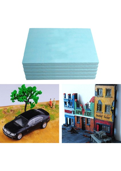 Dıy Heykel Modellemesi Için 5x Polistiren Tahtaları Köpük Tahtası Diorama 1.5X19X29CM (Yurt Dışından) indirimleri