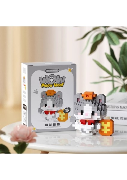 Yeni Yaratıcı Petal Hayvan Kalesi Yapı Taşları Monte Edilmiş Hediye Süs Oyuncakları (Yurt Dışından)