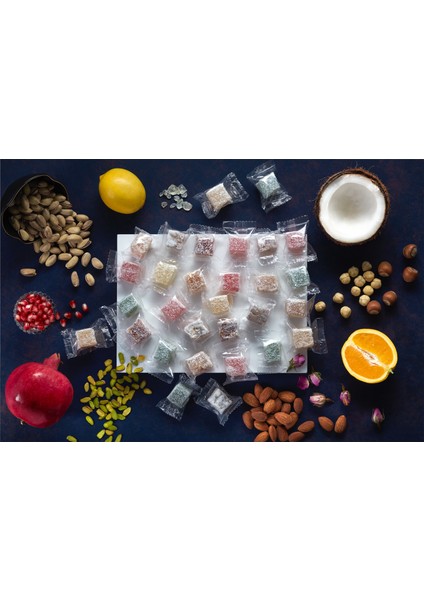 Efsane Lokumlar ve Harika Kurabiyeler Karışık Paket 1 kg (Tek Tek Paketli)