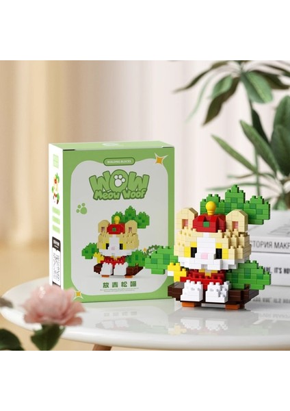 Yeni Yaratıcı Petal Hayvan Kalesi Yapı Taşları Monte Edilmiş Hediye Süs Oyuncakları (Yurt Dışından)