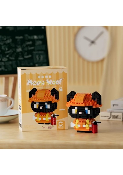 Yeni Yaratıcı Petal Hayvan Kalesi Yapı Taşları Monte Edilmiş Hediye Süs Oyuncakları (Yurt Dışından)