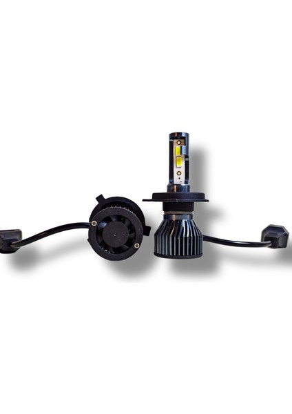 H4 LED Xenon Şimşek Etkili Uzun Kısa 12V Beyaz Zeron Premium modelleri