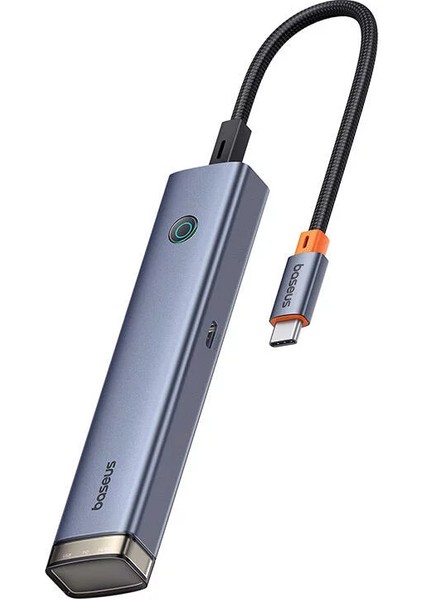 Baseus Ultrajoy 6-Port Hub - Uzay Grisi