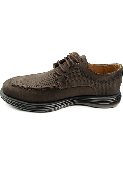 5010 Kahverengi Nubuk Deri Erkek Klasik Ayakkabı modelleri