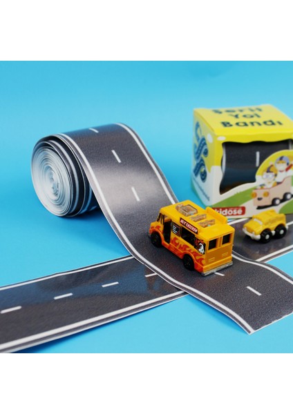 Eğitici Şerit Yol Bandı - Şerit Yol Etiketi - Otoban Yol Bandı
