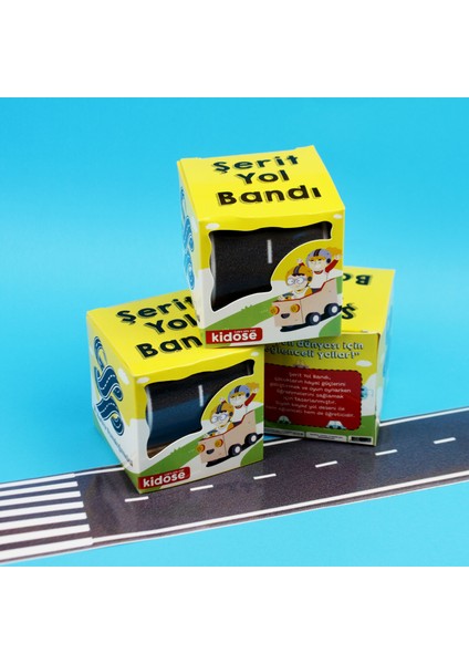 Eğitici Şerit Yol Bandı - Şerit Yol Etiketi - Otoban Yol Bandı
