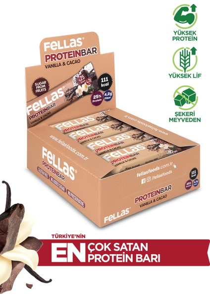 Duble Kakaolu Protein Bar 32 g x 12 Adet