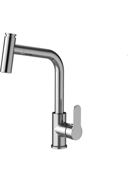 Spiralli Mutfak Eviye Bataryası - Pull Down - (U Borulu)