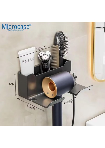 Dayanıklı ABS Plastik Saç Kurutma Makinası ve Banyo Malzemeleri İçin Düzenleyici Askılık Stand - AL5054 fiyatları