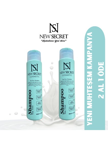 Cosmetic - Tea Tree Shampoo + Tea Tree Shampoo fırsatları
