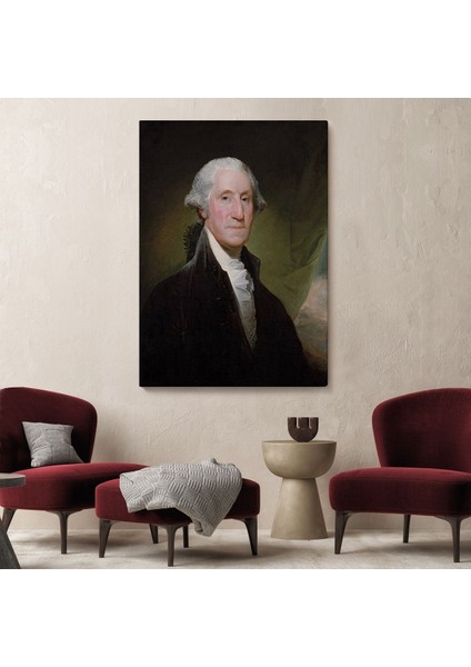 Amerika Birleşik Devletleri Kurucusu George Washington Duvar TABLOSU-6411