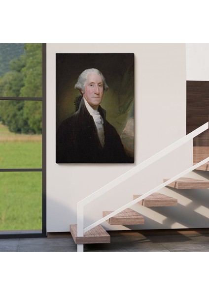 Amerika Birleşik Devletleri Kurucusu George Washington Duvar TABLOSU-6411