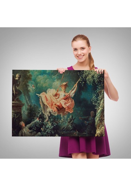 18.yy Salıncakta Sallanan Kadın TABLOSU-6592 fırsatları