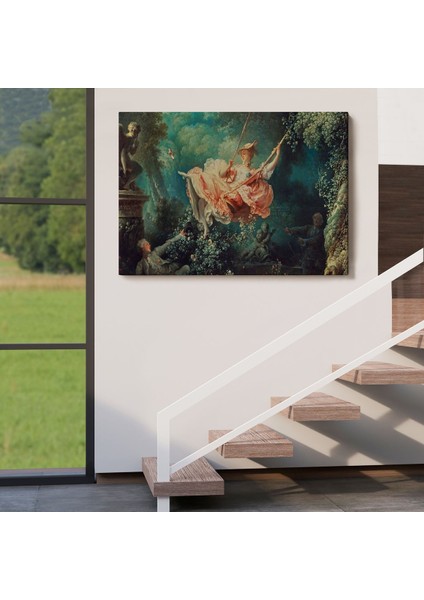 18.yy Salıncakta Sallanan Kadın TABLOSU-6592 indirimleri