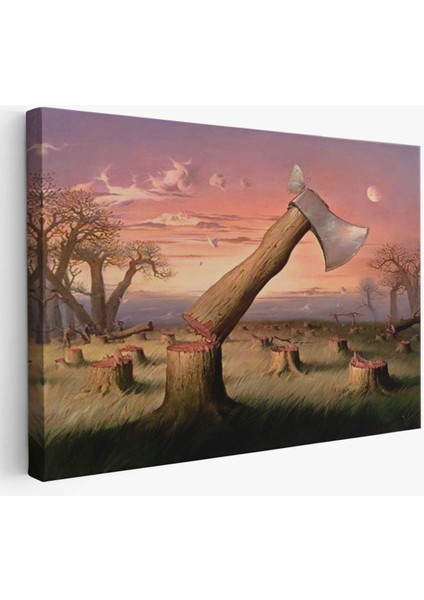 Kelebek Etkisi Sürreal TABLOSU-6603