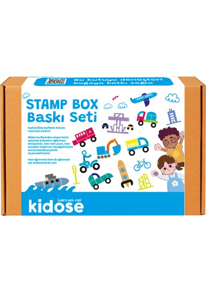 Eğitici Baskı Kiti (Vehicle – Araçlar) - Eğitici Set - Baskı Tasarım Kiti