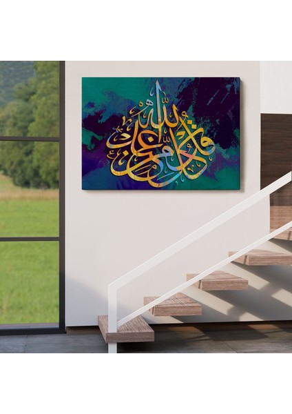 Modern Dini Dekoratif Kanvas TABLO-3382 indirimleri