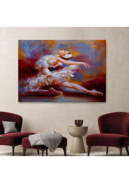 Balerin Kadın Yağlıboya Görünümlü Kanvas Tablo, Sanat Evi DEDORU-5026 fiyatları
