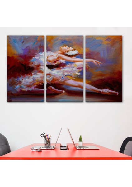 Balerin Kadın Yağlıboya Görünümlü Kanvas Tablo, Sanat Evi DEDORU-5026 modelleri