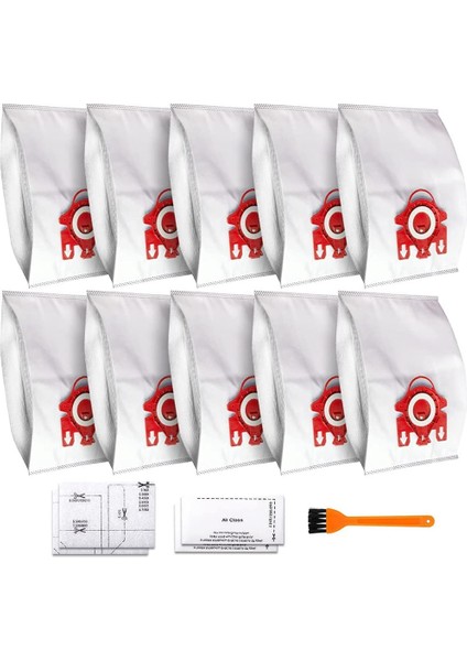Miele Fjm, Compactc2 Için Airclean 3D Efficiency Toz Torbası Için 10 Adet (Yurt Dışından)