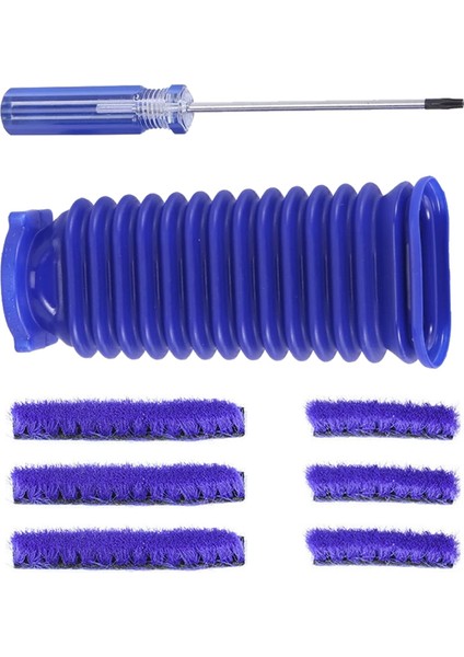 Dyson V7V8V10V11 Elektrikli Süpürge Için 8 Adet Yedek Hortum Yumuşak Peluş Şeritler (Yurt Dışından)