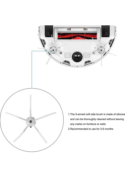 Xiaomi Roborock S5 Max S50, S51, S6, S60, S65 Için Aksesuarlar (Yurt Dışından)