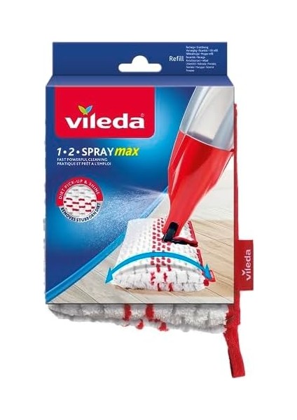 Spray & Clean Püskürtme Sileceği Yedek Kılıf, Zemin Sileceği Kılıfı, Püskürtme Fonksiyonlu Paspas Kılıfı, Çamaşır Makinelerine Uygun, Tekli Paket
