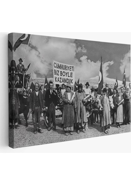 Biz Cumhuriyeti Böyle Kazandık TABLOSU-6574