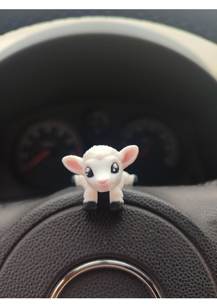 Sevimli Kuzu Torpido Süsü Aksesuarı Dikiz Ayna Süsü