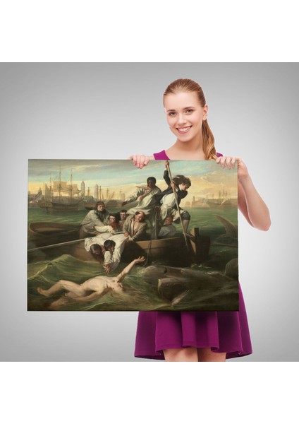 Watsob ve Köpek Balığı Tablosu - Watson And The Shark 1782-6658 fırsatları