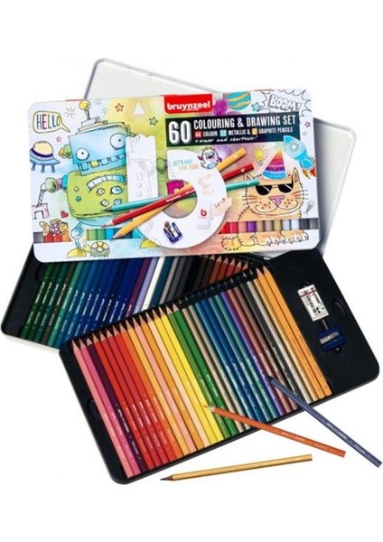 Artists Drawing And Colouring Kuru Boya Seti 60 Parça