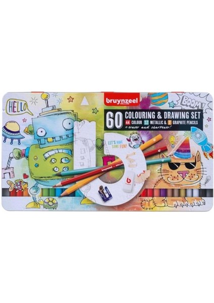 Artists Drawing And Colouring Kuru Boya Seti 60 Parça