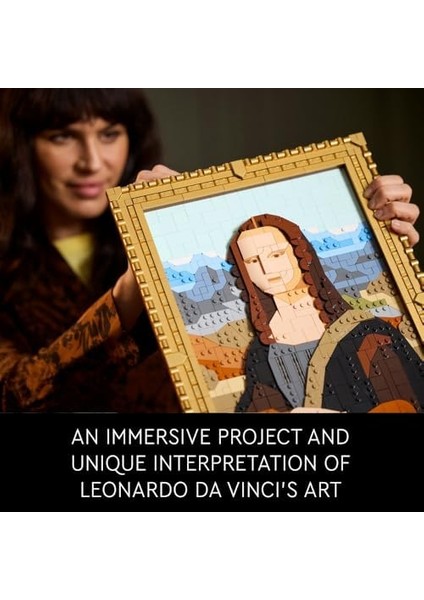 Art Mona Lisa 31213 - Yetişkinler Için Dekoratif Koleksiyonluk ve Sergilenebilir Leonardo Da Vinci Tablosu Yapım Seti 1503 Parça