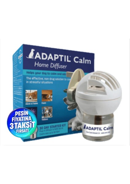 Adaptdl Calm Difüzör 30 Günlük Başlangıç Kiti 48 ml Kartuş ve Calm Refill 30 Günlük Yedek Kartuş 48 ml